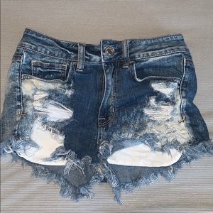 American eagle jean shorts